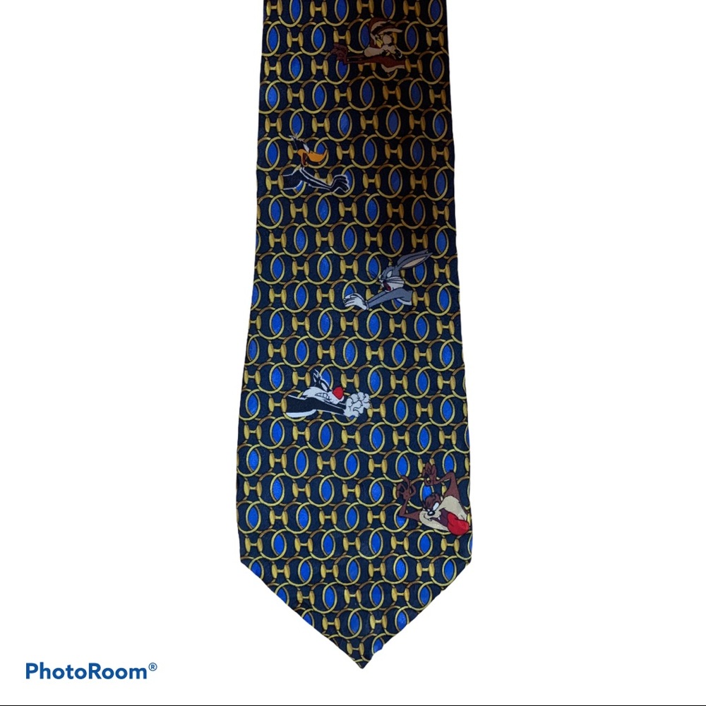 90’s Warner Bros. Looney Tunes Mania 100% Silk Tie